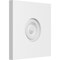 Ekena Millwork Standard Sedgwick Bullseye Rosette with Square Edge, 8"W x 8"H x 3/4"P ROSP080X080X075SDG02 - alternate 1